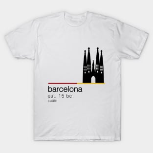 Barcelona Sagrada Familia design T-Shirt